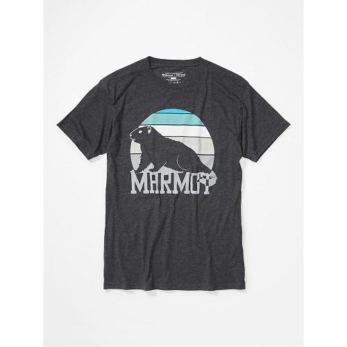 Marmot Clothes Black NZ - Dawning T-Shirts Mens NZ4782035